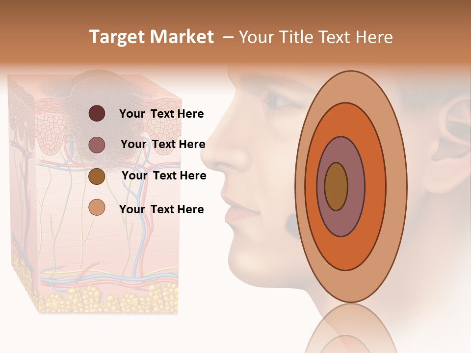 Skin Woman Degeneration PowerPoint Template