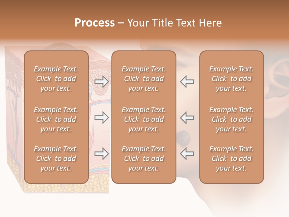 Skin Woman Degeneration PowerPoint Template