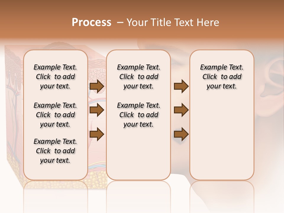 Skin Woman Degeneration PowerPoint Template