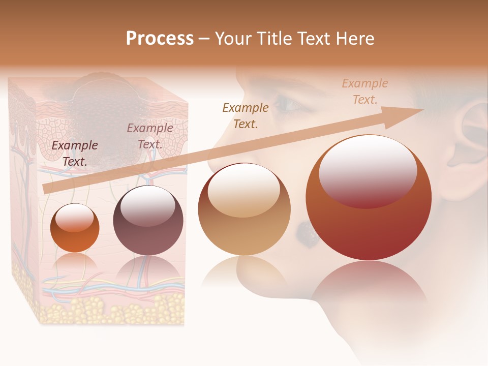 Skin Woman Degeneration PowerPoint Template