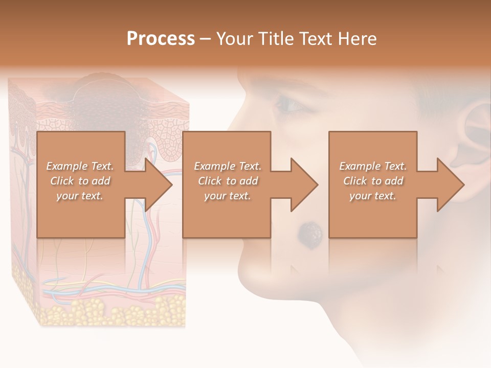 Skin Woman Degeneration PowerPoint Template