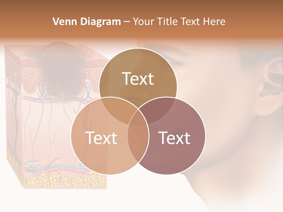 Skin Woman Degeneration PowerPoint Template