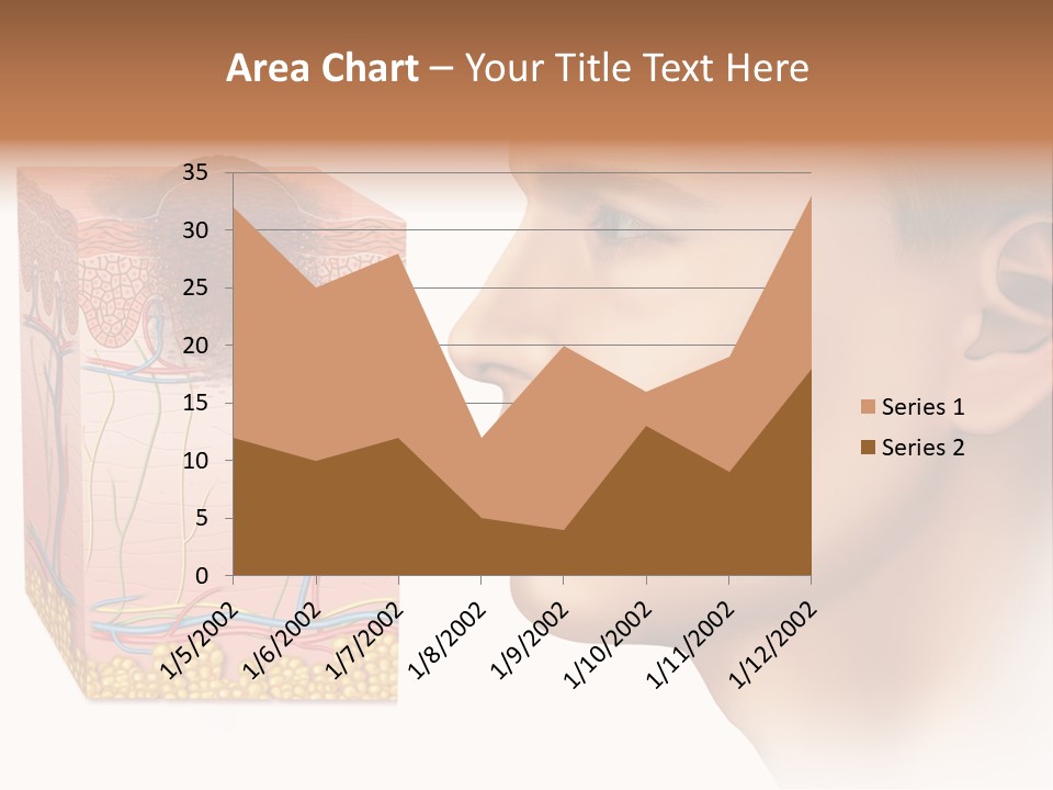 Skin Woman Degeneration PowerPoint Template