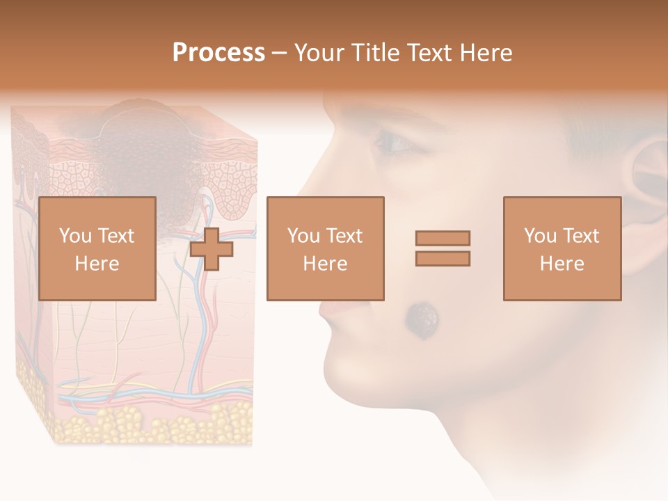 Skin Woman Degeneration PowerPoint Template