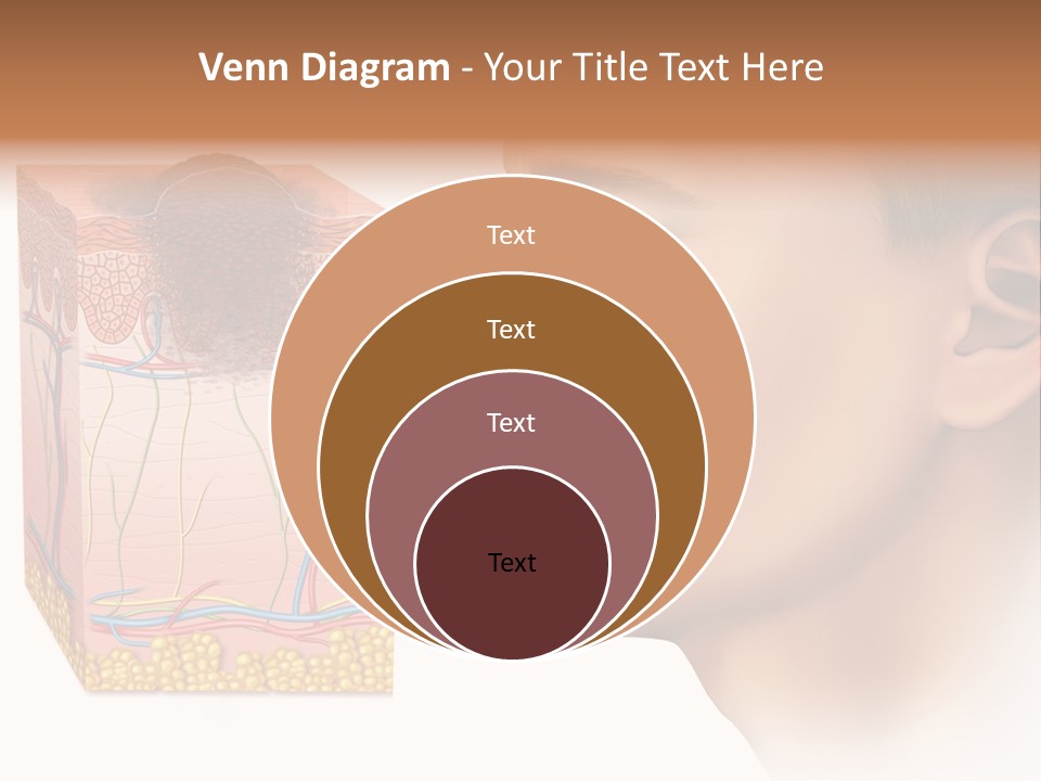 Skin Woman Degeneration PowerPoint Template