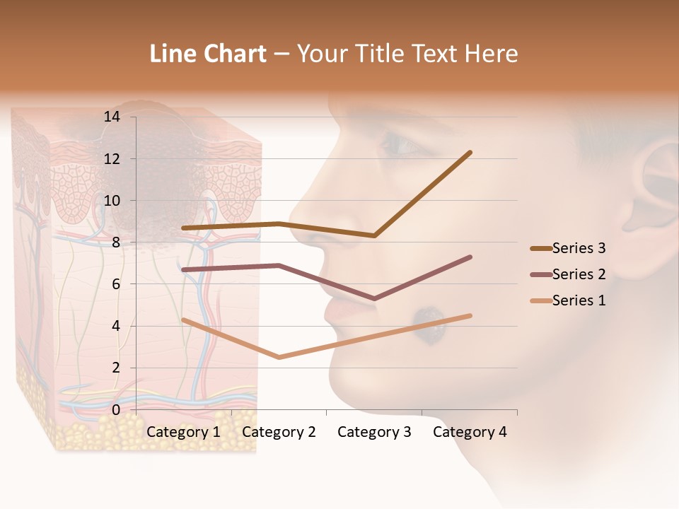 Skin Woman Degeneration PowerPoint Template