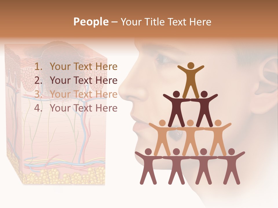 Skin Woman Degeneration PowerPoint Template