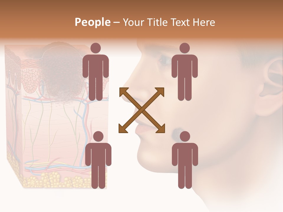 Skin Woman Degeneration PowerPoint Template