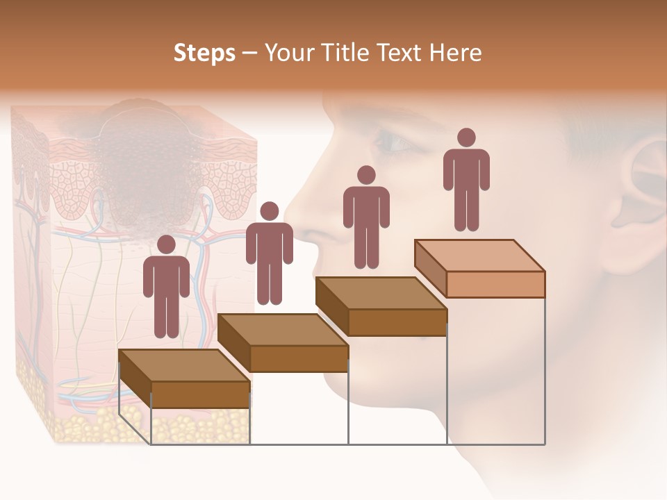 Skin Woman Degeneration PowerPoint Template