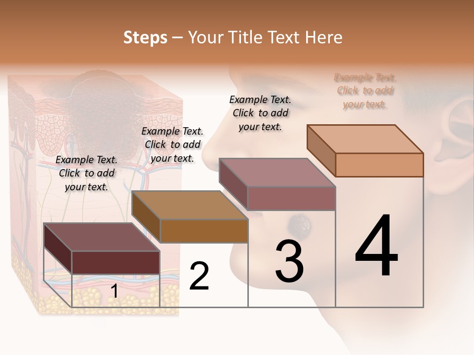 Skin Woman Degeneration PowerPoint Template