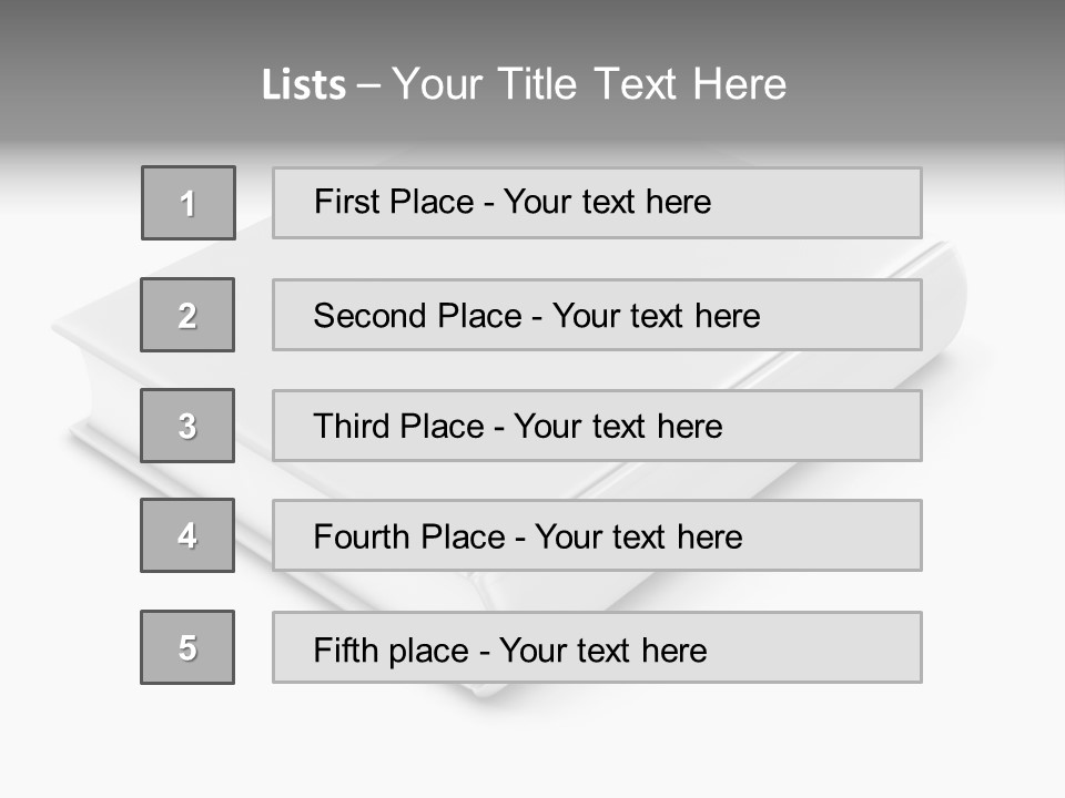 Design Literature Page PowerPoint Template