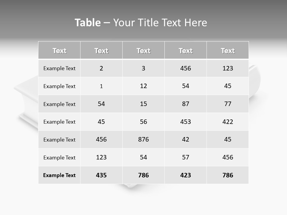 Design Literature Page PowerPoint Template