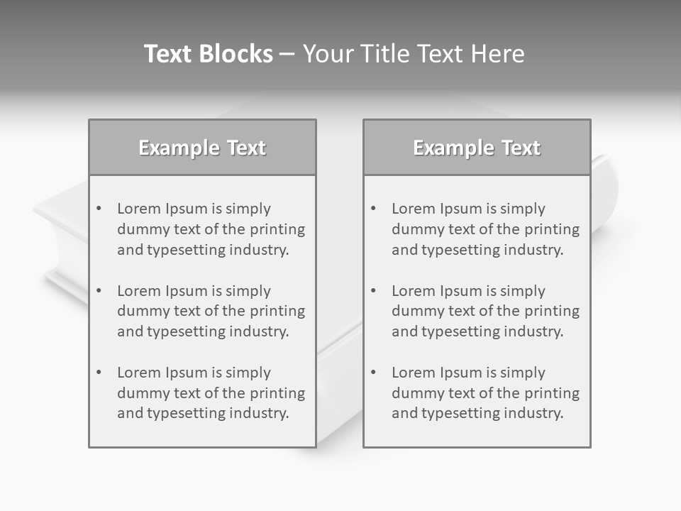Design Literature Page PowerPoint Template