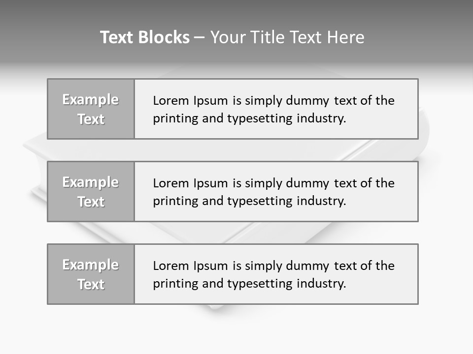 Design Literature Page PowerPoint Template