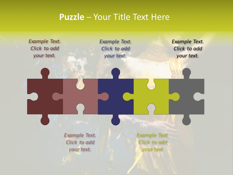 Bead Color Vogue PowerPoint Template