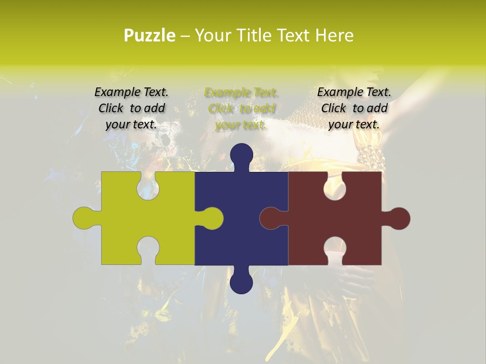 Bead Color Vogue PowerPoint Template