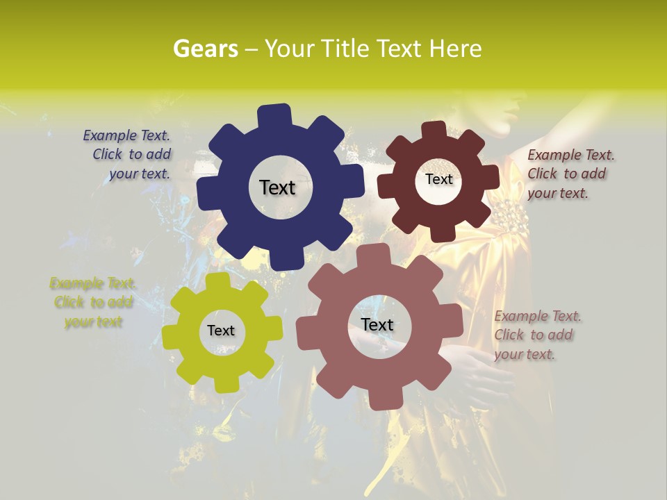 Bead Color Vogue PowerPoint Template