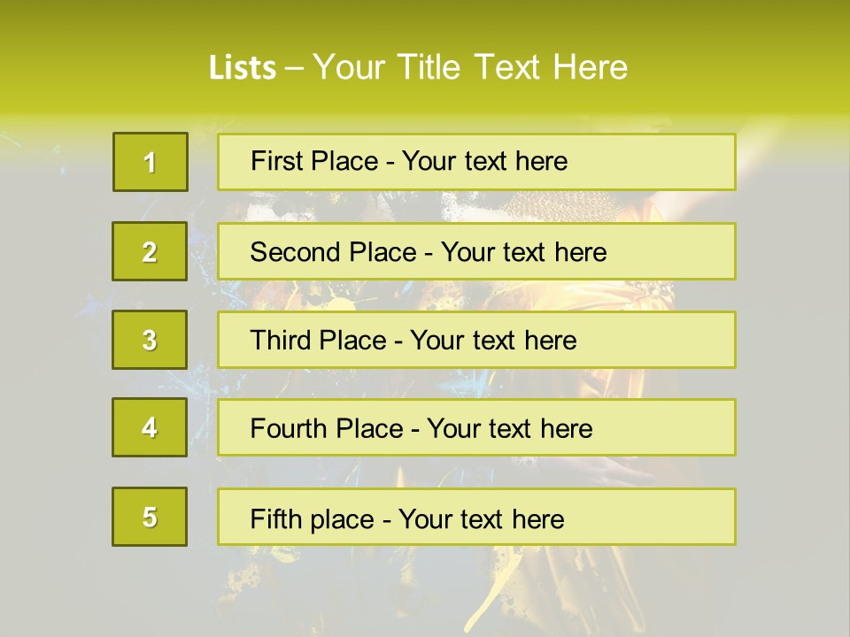 Bead Color Vogue PowerPoint Template