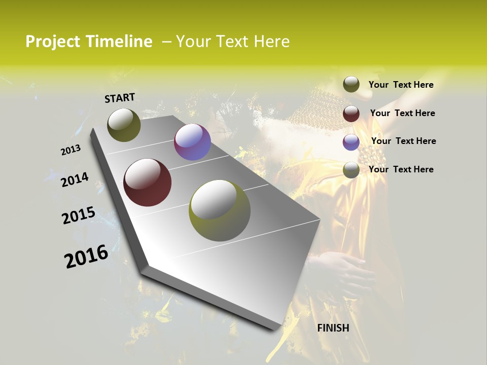 Bead Color Vogue PowerPoint Template