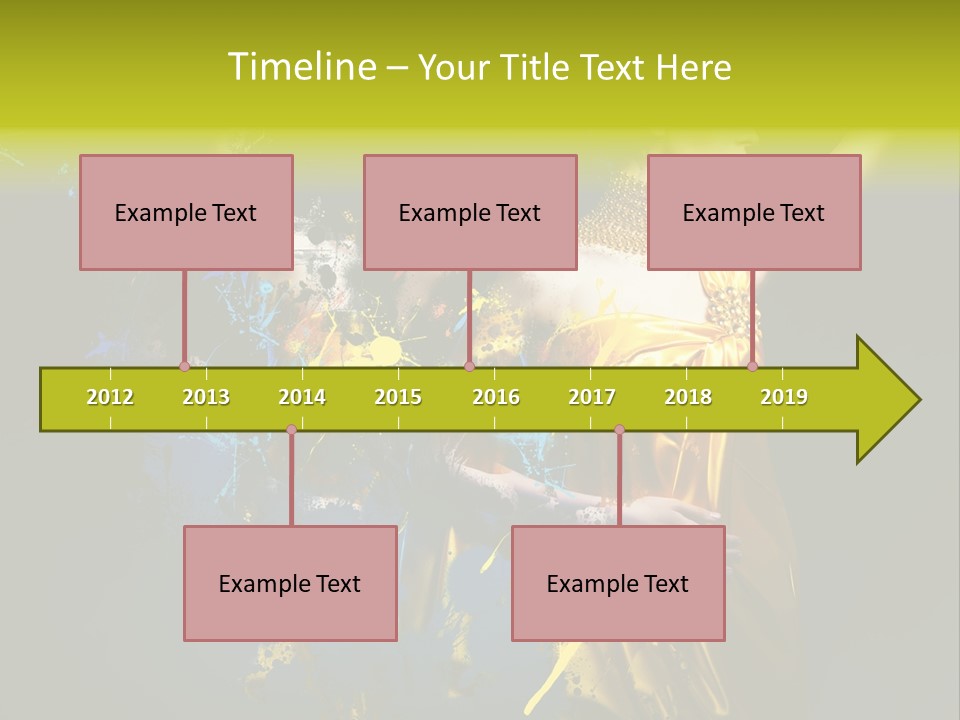 Bead Color Vogue PowerPoint Template