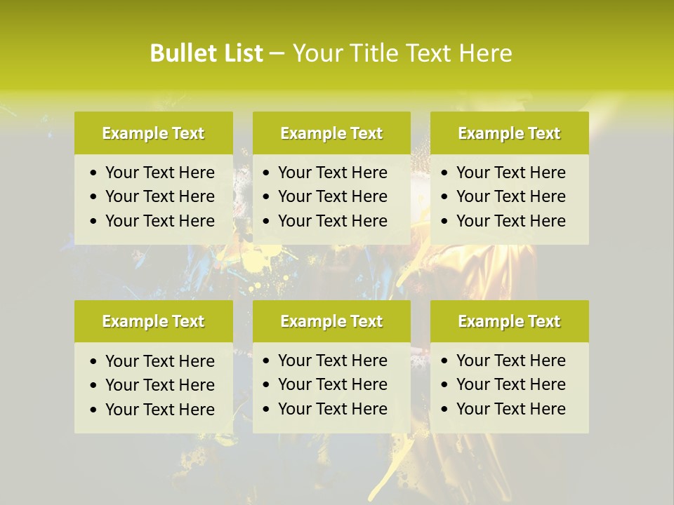 Bead Color Vogue PowerPoint Template