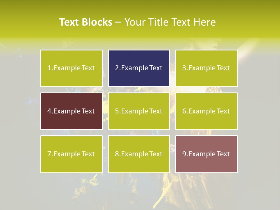 Bead Color Vogue PowerPoint Template