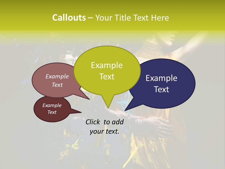 Bead Color Vogue PowerPoint Template