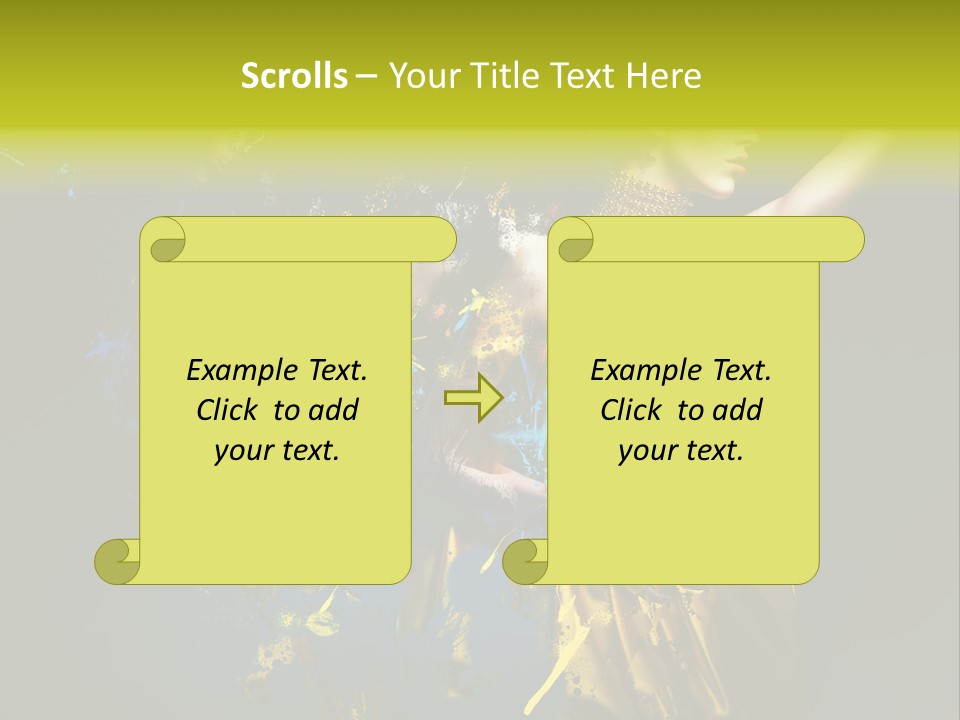 Bead Color Vogue PowerPoint Template