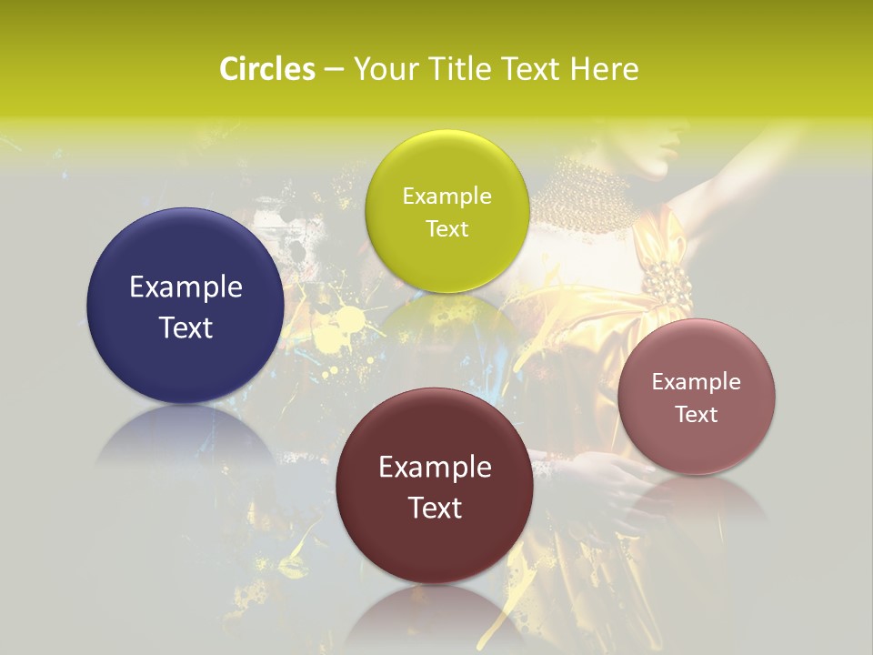 Bead Color Vogue PowerPoint Template