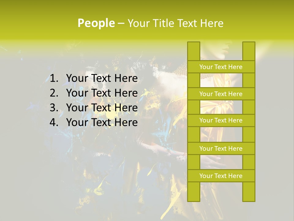 Bead Color Vogue PowerPoint Template