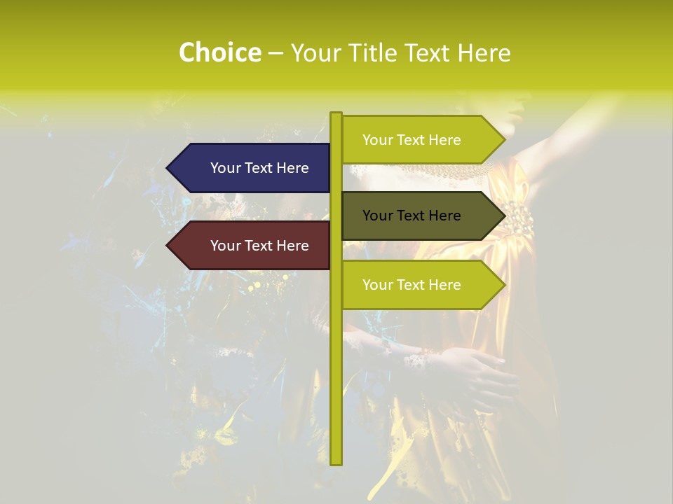 Bead Color Vogue PowerPoint Template