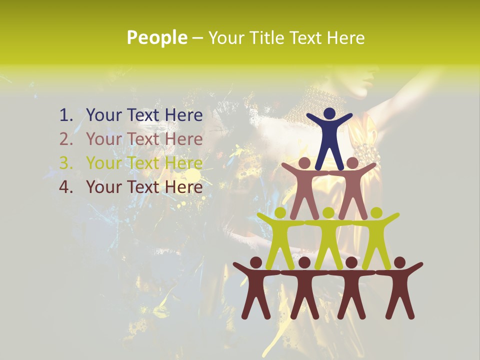 Bead Color Vogue PowerPoint Template