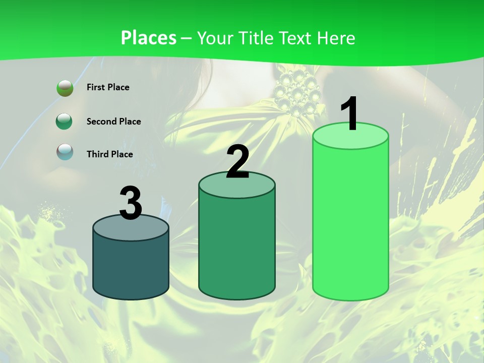 Girl Abstract Vogue PowerPoint Template