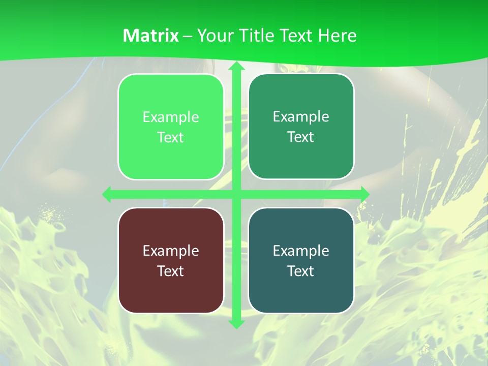 Girl Abstract Vogue PowerPoint Template