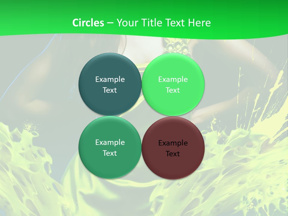 Girl Abstract Vogue PowerPoint Template