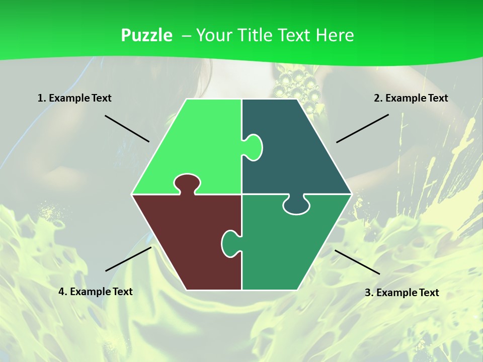 Girl Abstract Vogue PowerPoint Template