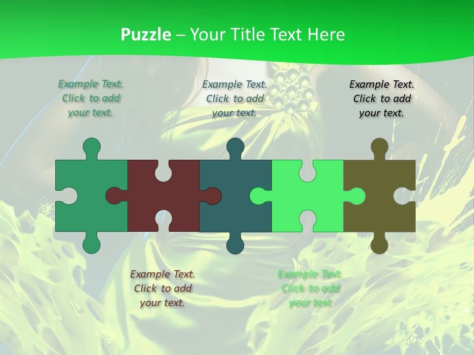 Girl Abstract Vogue PowerPoint Template