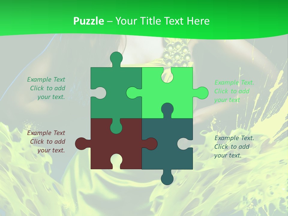 Girl Abstract Vogue PowerPoint Template