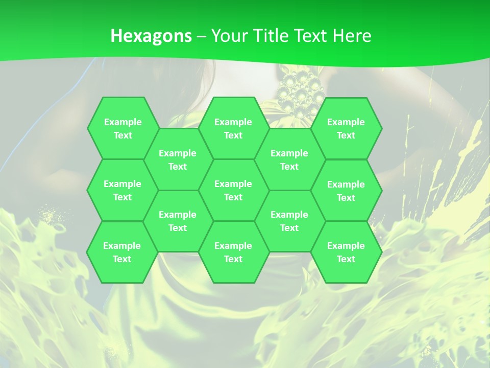 Girl Abstract Vogue PowerPoint Template