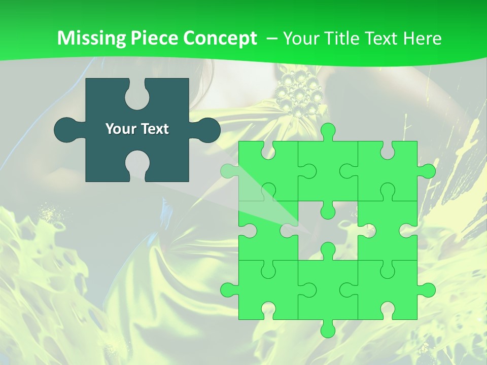 Girl Abstract Vogue PowerPoint Template