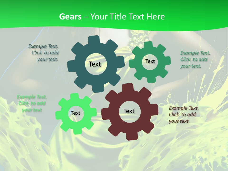 Girl Abstract Vogue PowerPoint Template