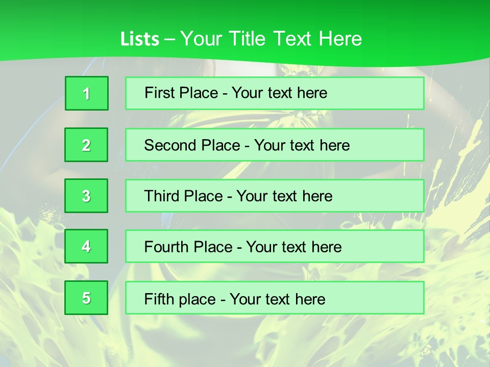 Girl Abstract Vogue PowerPoint Template