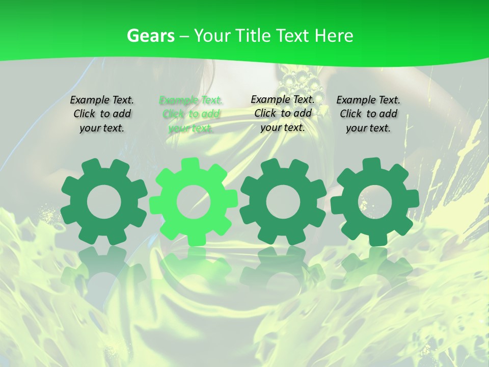 Girl Abstract Vogue PowerPoint Template