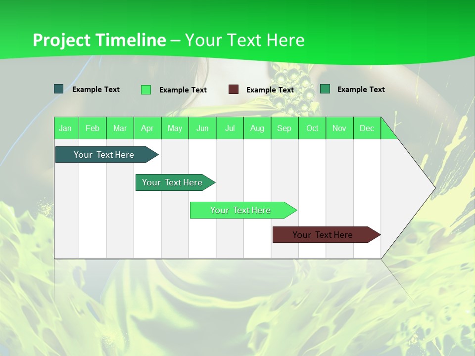 Girl Abstract Vogue PowerPoint Template