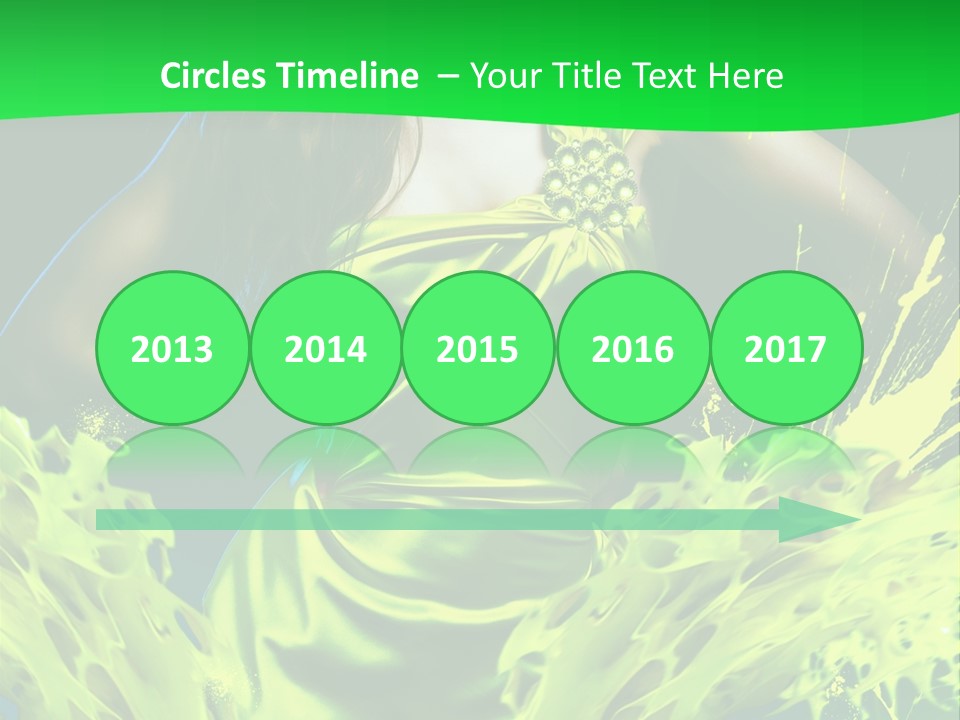 Girl Abstract Vogue PowerPoint Template