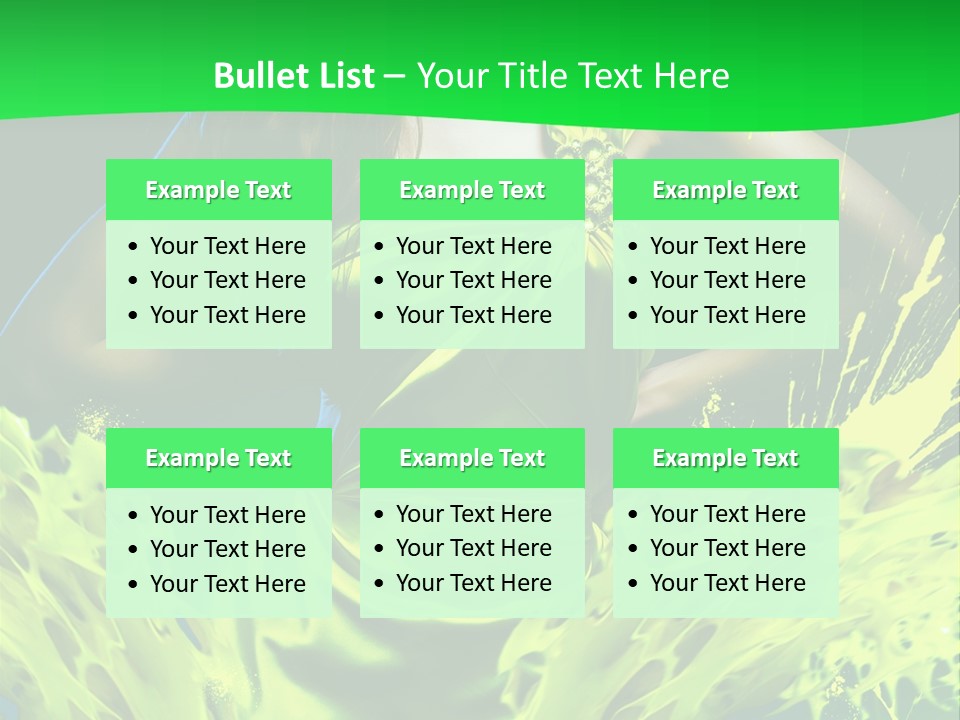 Girl Abstract Vogue PowerPoint Template