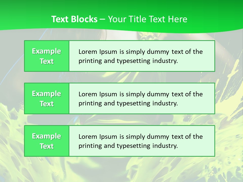 Girl Abstract Vogue PowerPoint Template