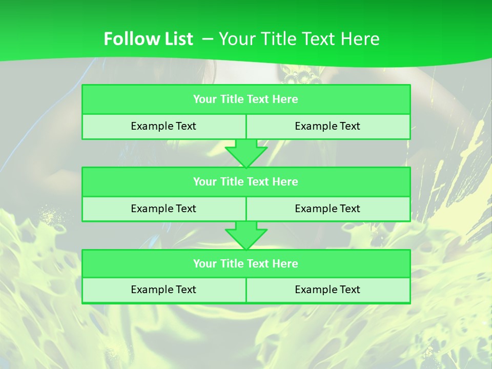 Girl Abstract Vogue PowerPoint Template