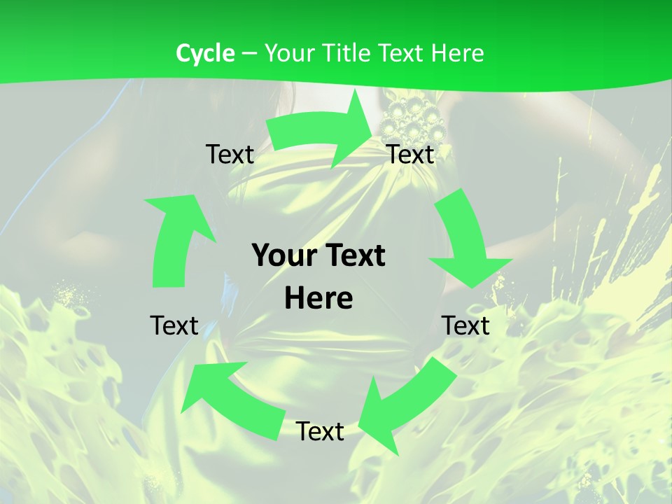 Girl Abstract Vogue PowerPoint Template