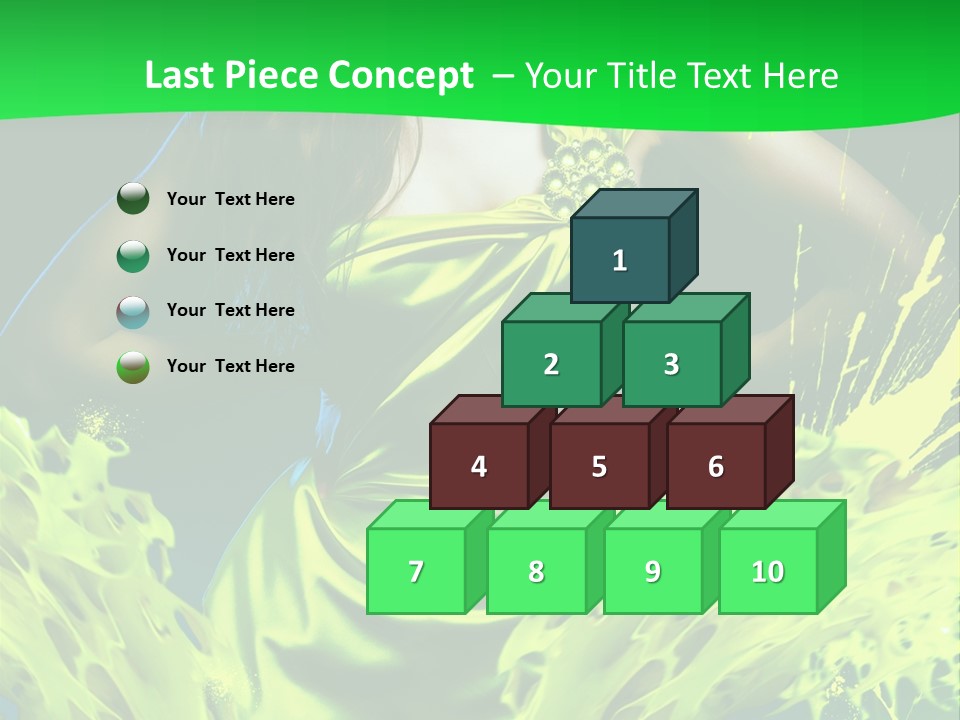 Girl Abstract Vogue PowerPoint Template